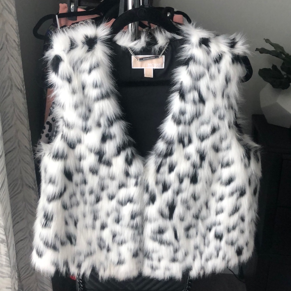 Micheal Kors Faux Fur Vest